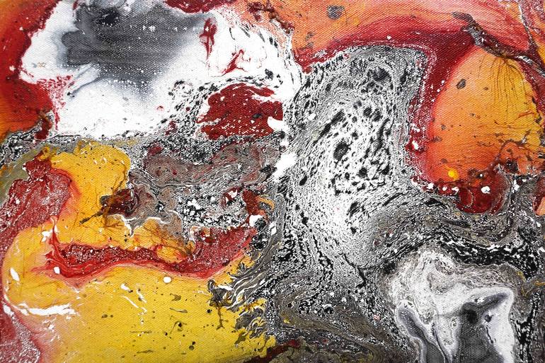 Original Abstract Expressionism Abstract Painting by Sumit Mehndiratta