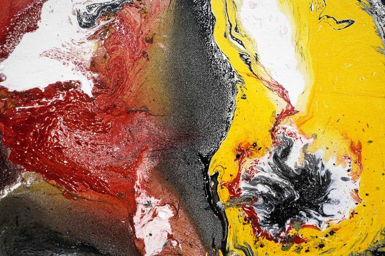 Original Abstract Expressionism Abstract Painting by Sumit Mehndiratta