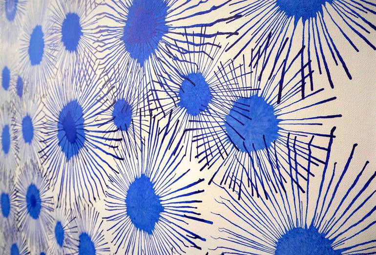 Original Art Deco Abstract Painting by Sumit Mehndiratta