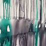 Dripology is inspired from the fluidity of colors and how they mix with each other to form other color palettes. Gravity plays an essential role in making these artworks as the colors are dripped from above and then are made to flow in certain ways that they form fluid patterns dissolving as they reach till the end of the painting.  Painting shipped stretched, safely secured in a wooden crate.