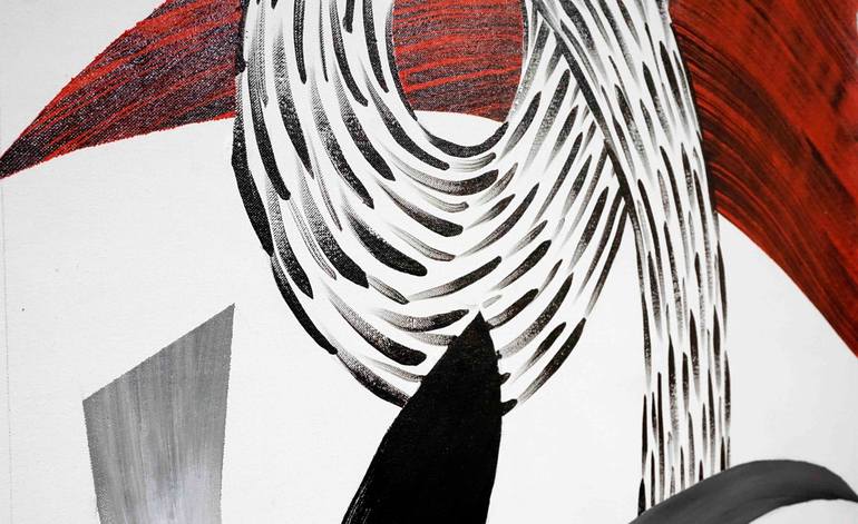 Original Art Deco Abstract Painting by Sumit Mehndiratta