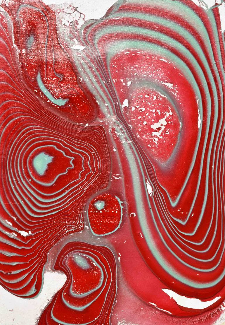 Original Abstract Expressionism Abstract Painting by Sumit Mehndiratta