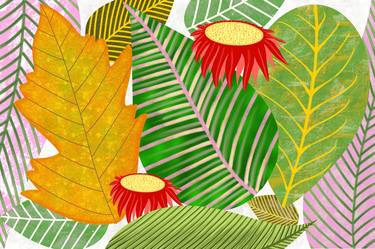 Print of Impressionism Botanic Digital by Sumit Mehndiratta