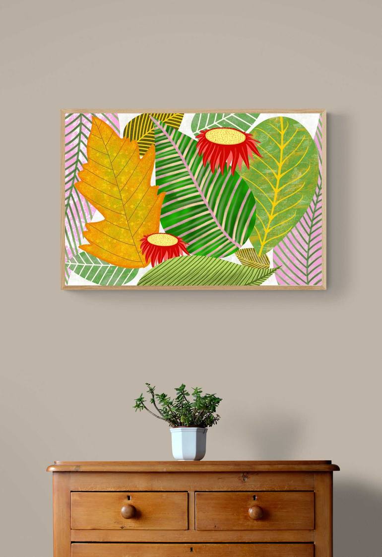 Original Illustration Botanic Digital by Sumit Mehndiratta