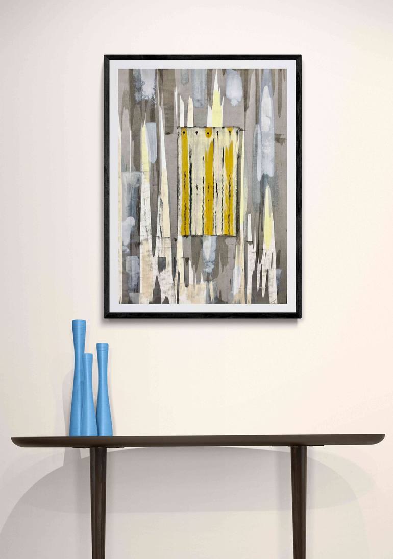 Original Art Deco Abstract Painting by Sumit Mehndiratta