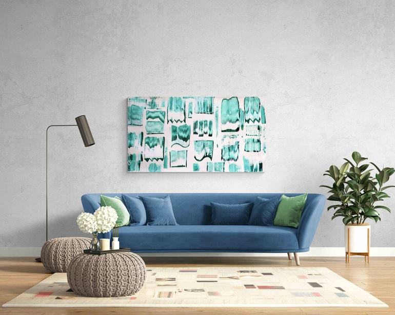 Original Abstract Expressionism Abstract Painting by Sumit Mehndiratta