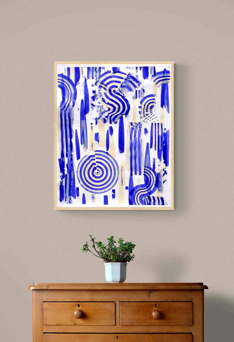 Original Modern Abstract Painting by Sumit Mehndiratta