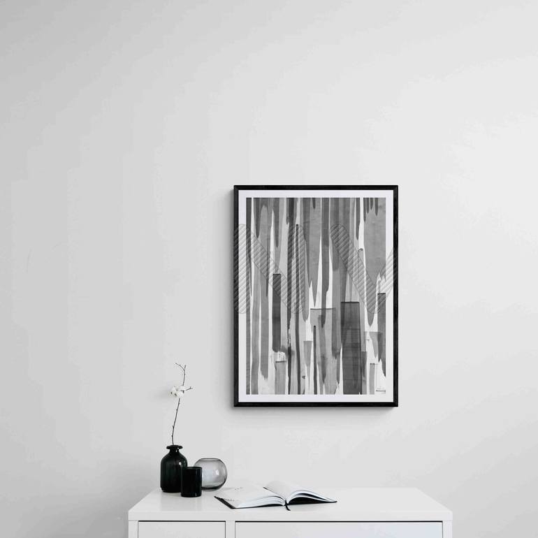 Original Modern Abstract Drawing by Sumit Mehndiratta