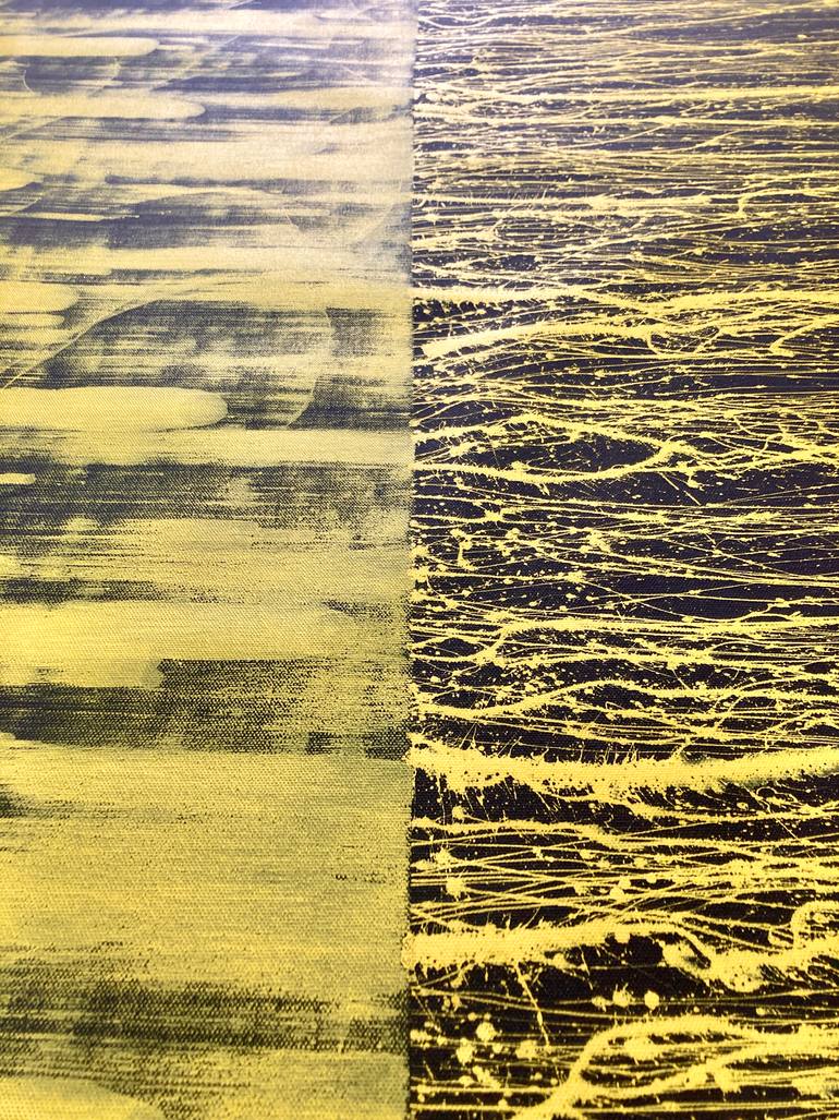 Original Abstract Expressionism Abstract Painting by Sumit Mehndiratta