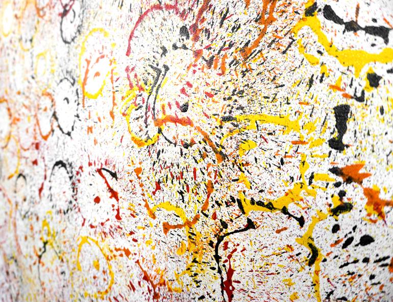 Original Art Deco Abstract Painting by Sumit Mehndiratta