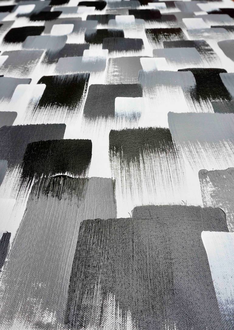 Original Abstract Expressionism Abstract Painting by Sumit Mehndiratta