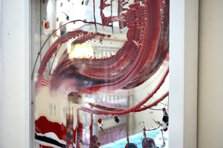 Original Art Deco Abstract Painting by Sumit Mehndiratta