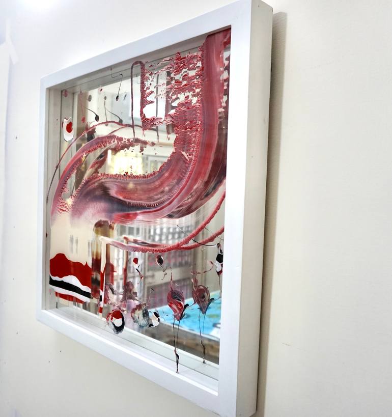 Original Art Deco Abstract Painting by Sumit Mehndiratta