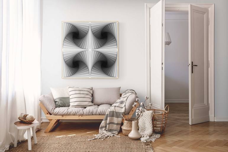 Original Abstract Geometric Digital by Sumit Mehndiratta