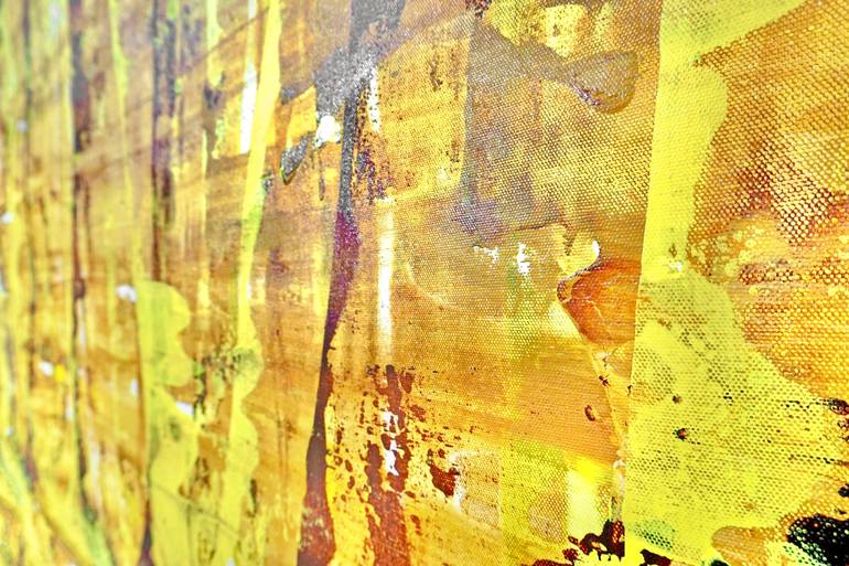 Original Art Deco Abstract Painting by Sumit Mehndiratta