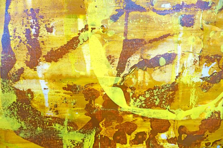 Original Art Deco Abstract Painting by Sumit Mehndiratta