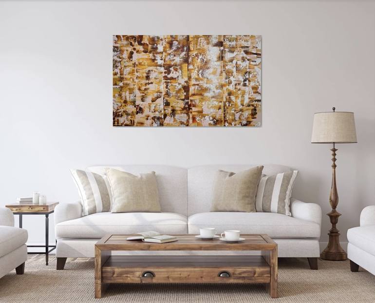 Original Abstract Expressionism Abstract Painting by Sumit Mehndiratta