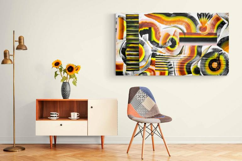 Original Modern Abstract Painting by Sumit Mehndiratta