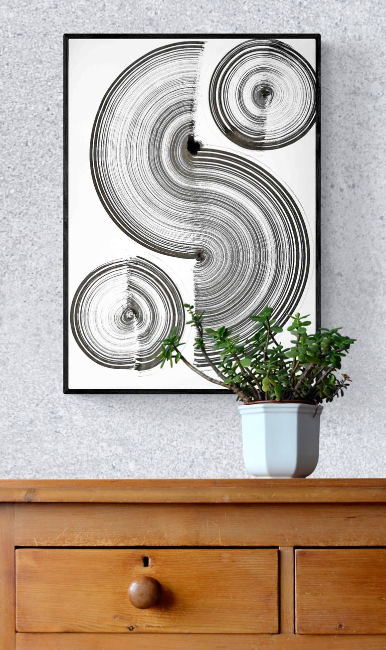 Original Abstract Drawing by Sumit Mehndiratta