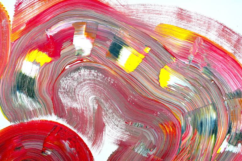 Original Art Deco Abstract Painting by Sumit Mehndiratta