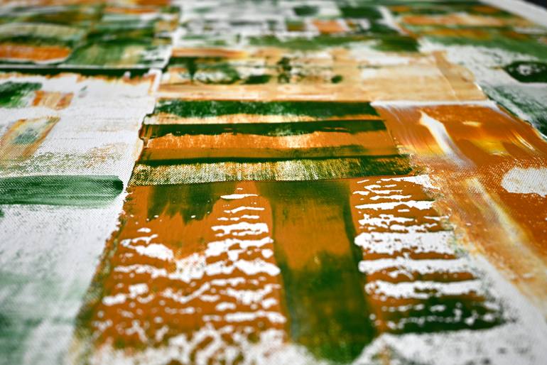 Original Art Deco Abstract Painting by Sumit Mehndiratta