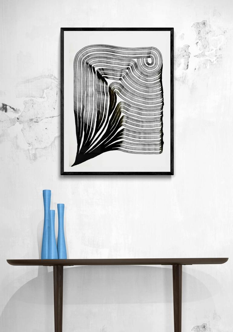 Original Modern Abstract Drawing by Sumit Mehndiratta