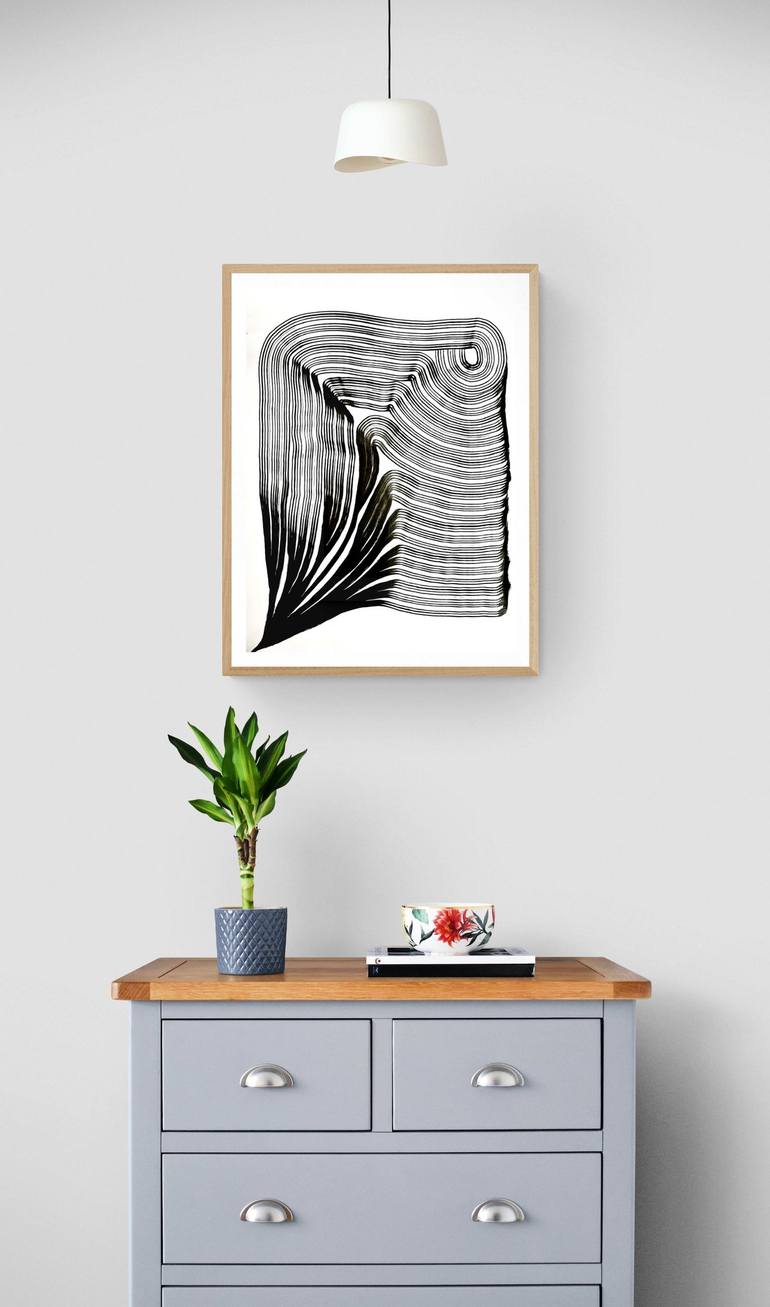 Original Abstract Drawing by Sumit Mehndiratta