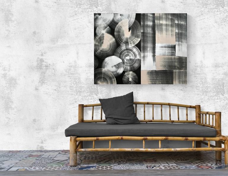 Original Abstract Expressionism Abstract Painting by Sumit Mehndiratta