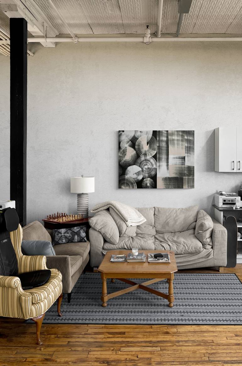 Original Abstract Expressionism Abstract Painting by Sumit Mehndiratta