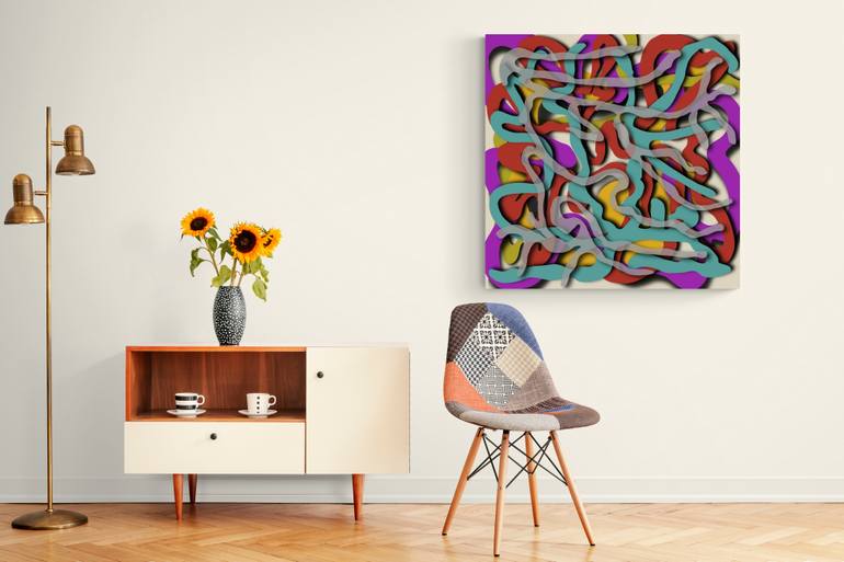 Original Abstract Expressionism Abstract Digital by Sumit Mehndiratta