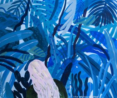 Saatchi Art Artist Liisa Kruusmgi; Paintings, “Blue Jungle” #art