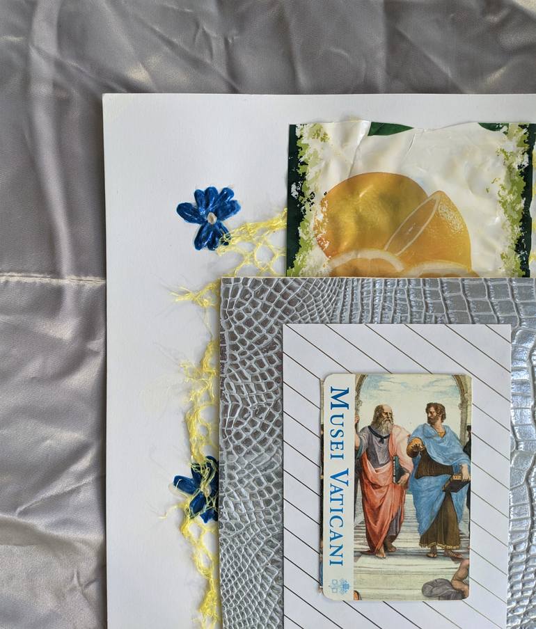 Original Abstract Religion Collage by Frances Sousa