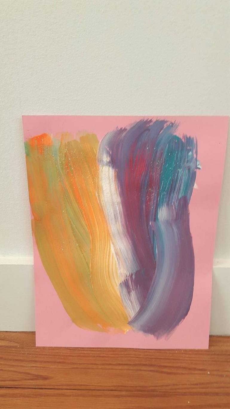 Original Minimalism Abstract Painting by Frances Sousa