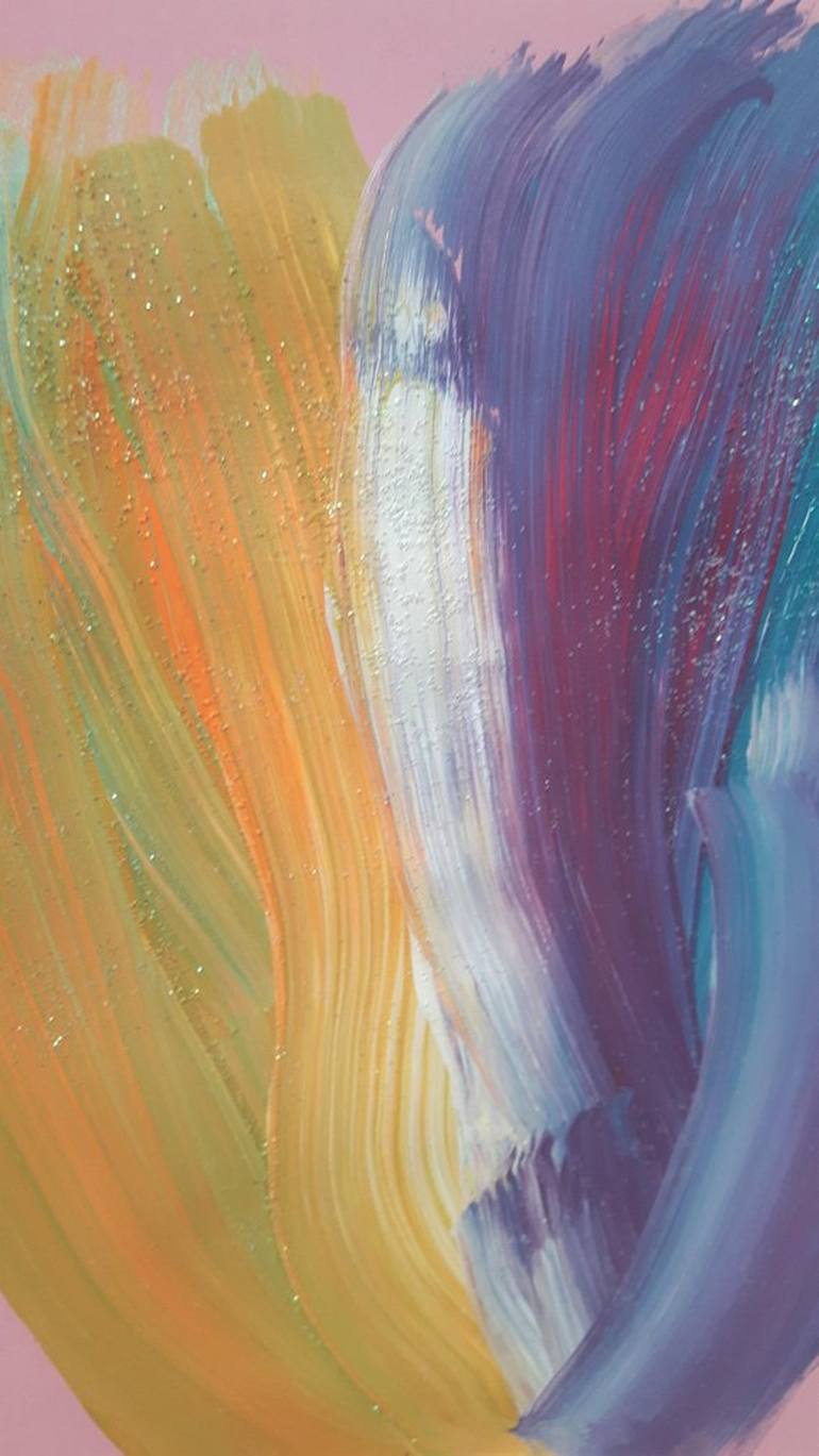 Original Minimalism Abstract Painting by Frances Sousa