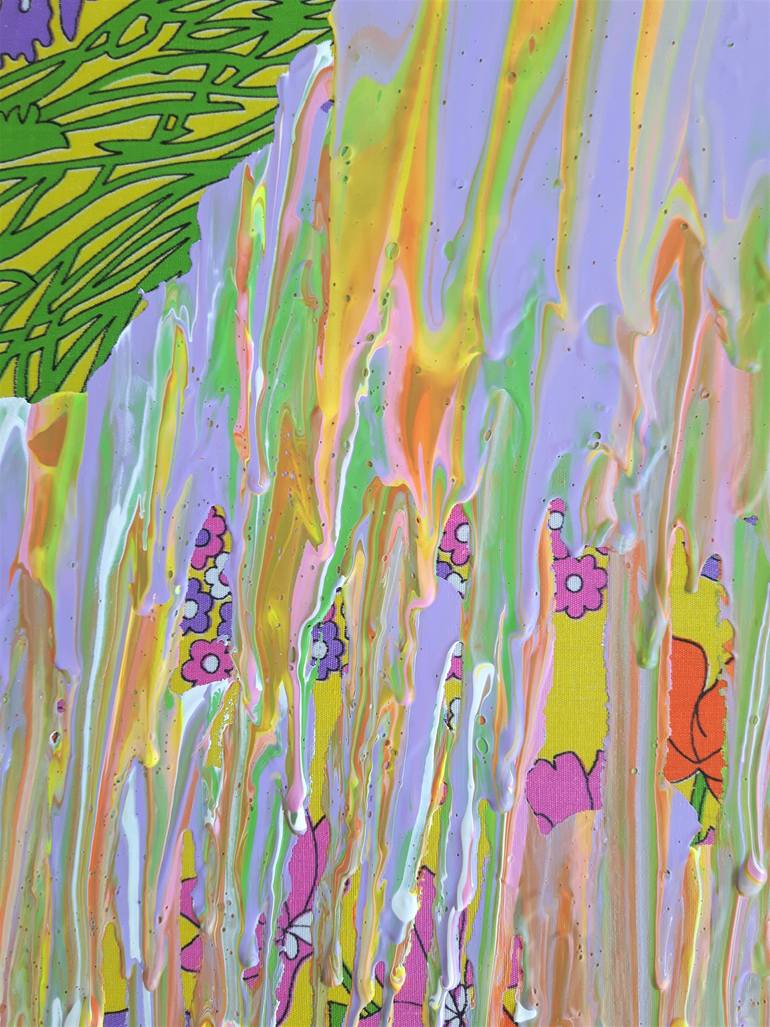 Original Modernism Abstract Painting by Frances Sousa