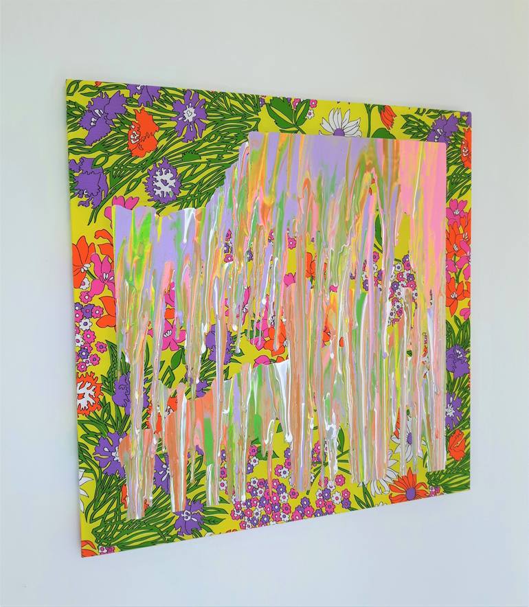 Original Modernism Abstract Painting by Frances Sousa