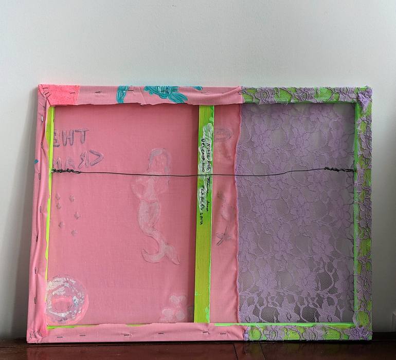 Original Dada Abstract Painting by Frances Sousa