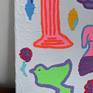 A colorful work inspired by Aphrodite and her symbolism.