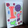 A colorful work inspired by Aphrodite and her symbolism.