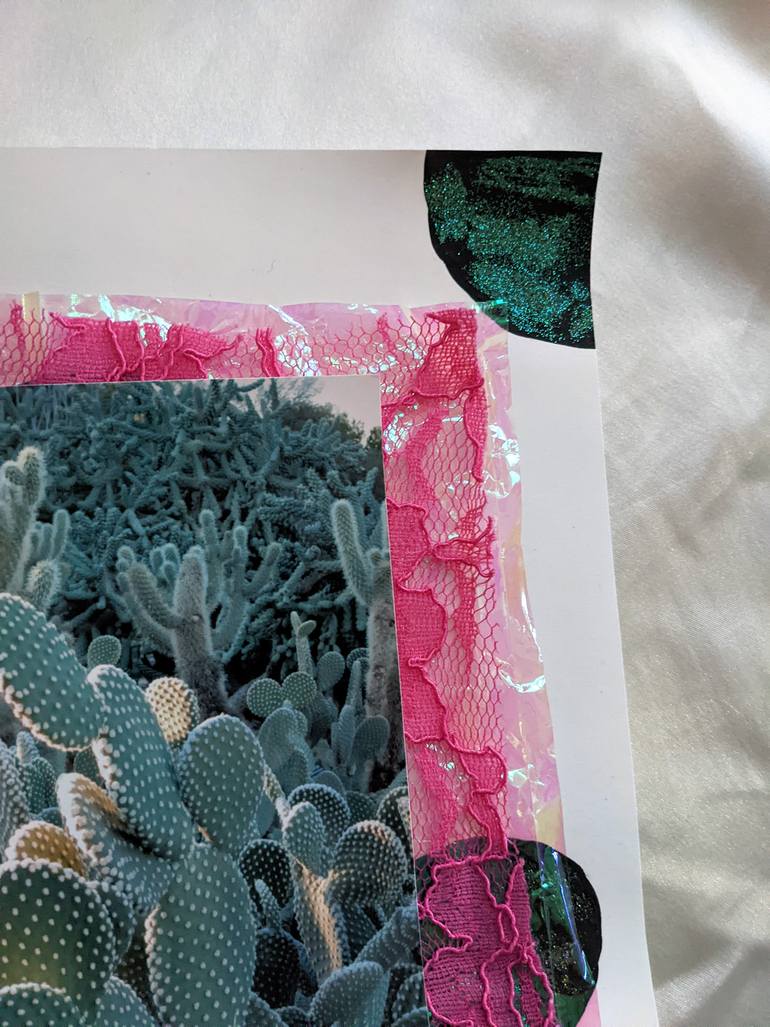 Original Abstract Botanic Collage by Frances Sousa