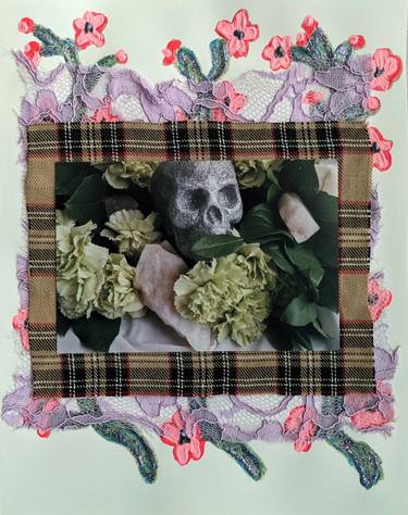 Original Floral Collage by Frances Sousa
