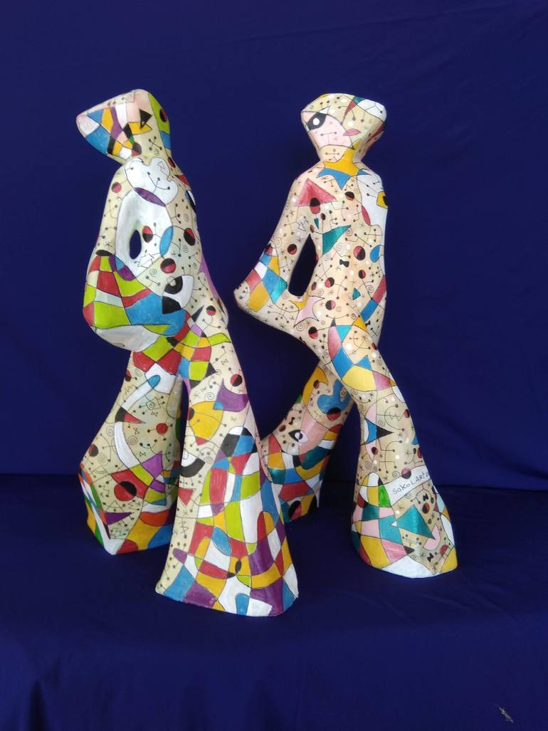 Original Figurative Children Sculpture by Svetlana Sokol
