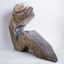 My new friend, an alien. This images just appeared in the stone while I was carving it.