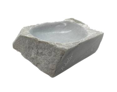 Silver gray Yule marble bowl thumb