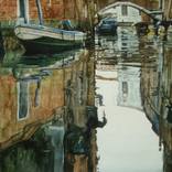 Rio de Sant' Agostin et le pont de le Oche à Venise, Italie by Paul Dmoch