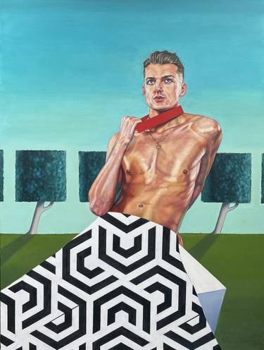 Print of Surrealism Men Paintings by Jason Carr