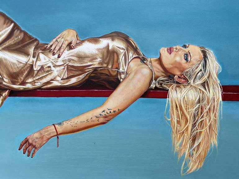 Original Surrealism Portrait Painting by Jason Carr