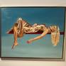 Framed in matt gold