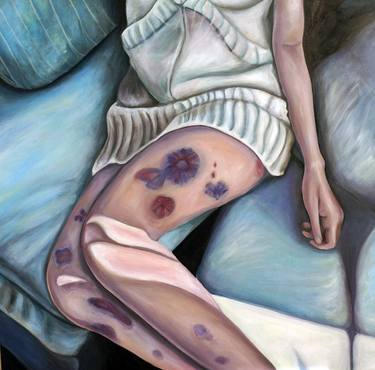 Print of Realism Nude Paintings by Sirius Chan