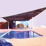 swimming pool I by Malgorzata Tomczuk